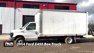 2014 Ford E450 Box Truck