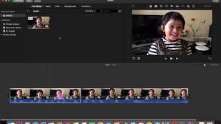 How to USE a SPLIT CLIP on LATER PROJECTS in iMovie