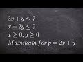 Learning how to find the maximum value of an objective function