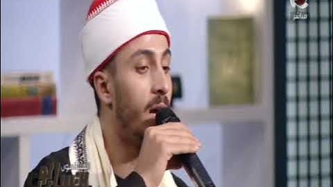 تلاوة القارئ الشيخ مصطفي رياض بقناة المحور من آخر سورة هود