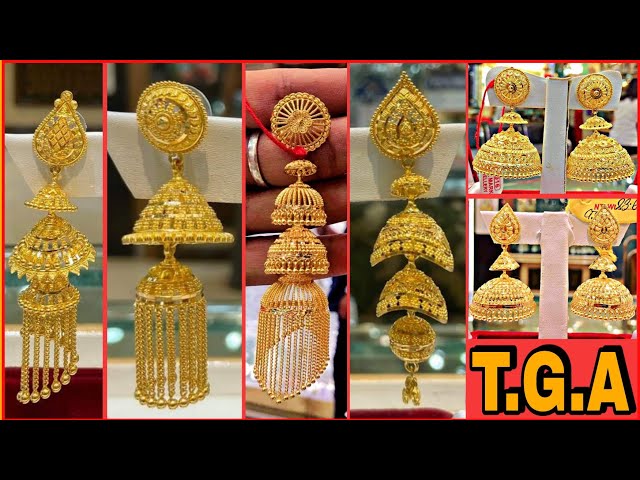 Discover 133+ punjabi jhumka earrings gold best