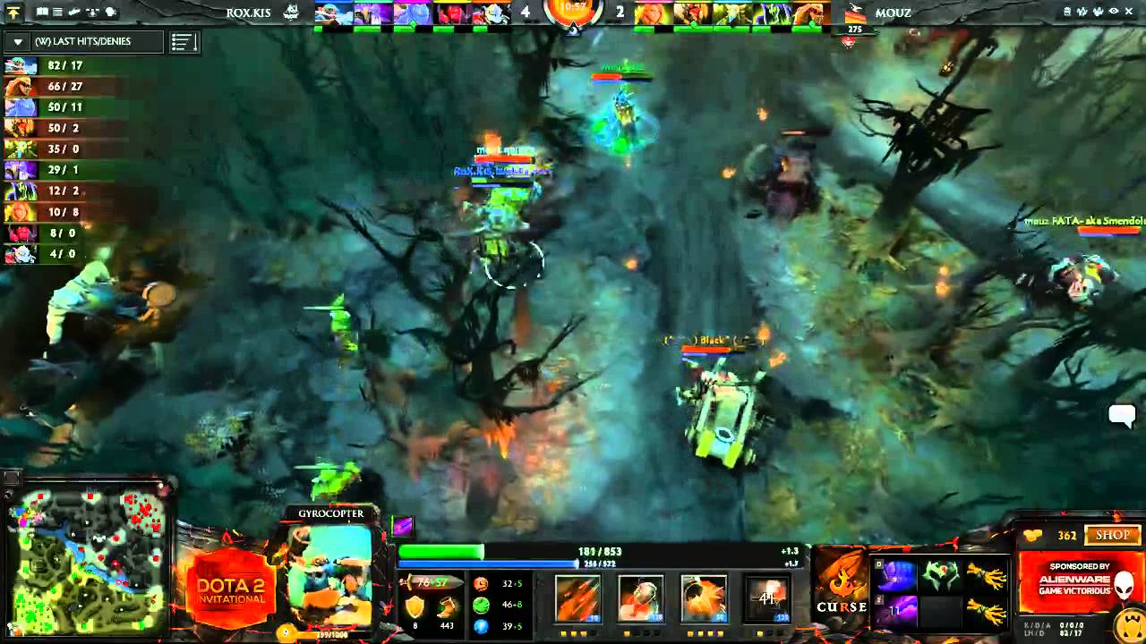 Mouz vs. RoX.KIS Game 1 - Curse Dota 2 Invitational sponsored by Alienware