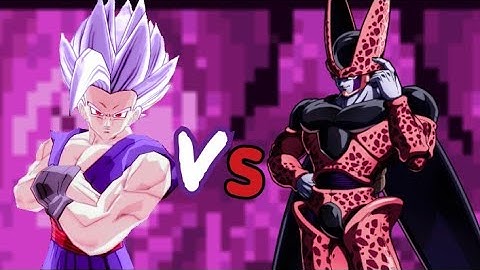 Gohan Beast vs Cell Max 3 form Sprite Animation