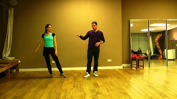 Learn brazilian zouk. Beginners 1. 23.03.15. Simple turn on the line changing the direction.