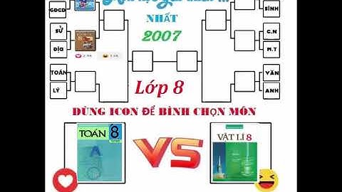 2007 bình chọn môn yêu thích nhất lớp 8 - Toán học vs Vật lí, Lịch sử hạ Địa lí Ơ mây zing, Gút chóp