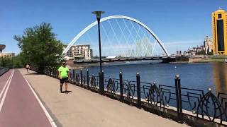 A Bike Ride along The Ishim River Bank in Astana, Kazakhstan | Велотур Набережной Реки Ишим в Астане