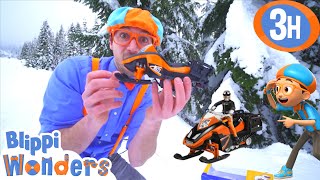 Learn About Snowmobiles with Blippi! | Blippi & Blippi Wonders Videos for Kids