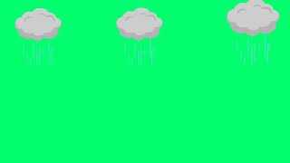 Green screen video Badal Barish barsate hue