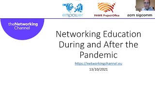 Networking Education During and After the Pandemic screenshot 3