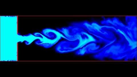 Low Reynolds number flow through a 2D sharp orifice
