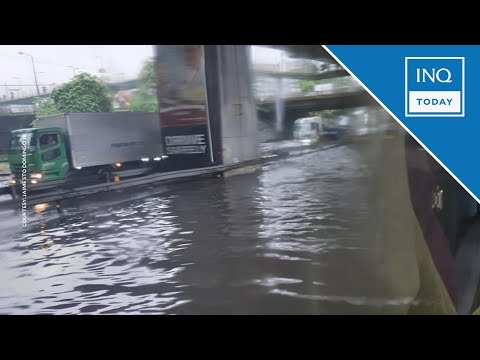 Commuters complain over heavy traffic in SLEx due to rain, flooding | INQToday