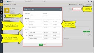 Convert Quote/Invoice/Order to Project - Extension for VTiger