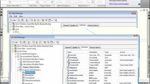 Door tag - AutoCAD Arch