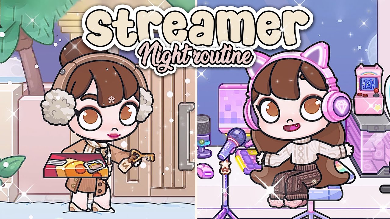 Avatar World Relaxing Night Routine of a Streamer❤️ | Avatar World