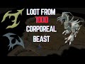 Loot from 1000 Corporeal Beast and preset guide [AFK method] |Runescape 3|