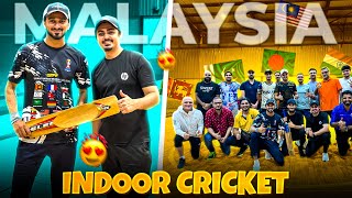 Experiencing Indoor Cricket with Foreign Players 🏏🇲🇾