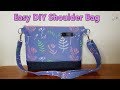 EASY DIY SHOULDER BAG | TOTE BAG | DIY BAG | BAG SEWING TUTORIAL STEP BY STEP