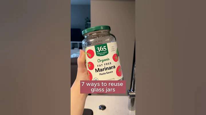 How to repurpose jars #recycle #recycling #zerowaste #homedecor #masonjar #tipsandtricks #upcycling