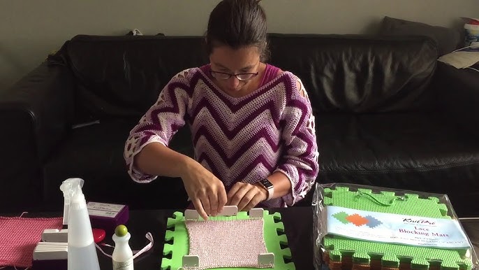 How To Use KnitIQ Blocking Mats for Knitting 