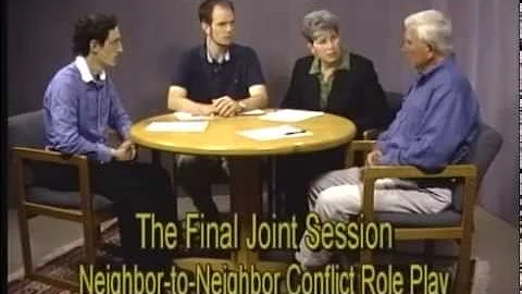 Mediation: A Neighbor to Neighbor Conflict Role Play - The Mediation Process