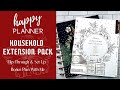 Happy Planner Household Extension Pack / Flip Through & Set Up / Bonus Plan With Me!