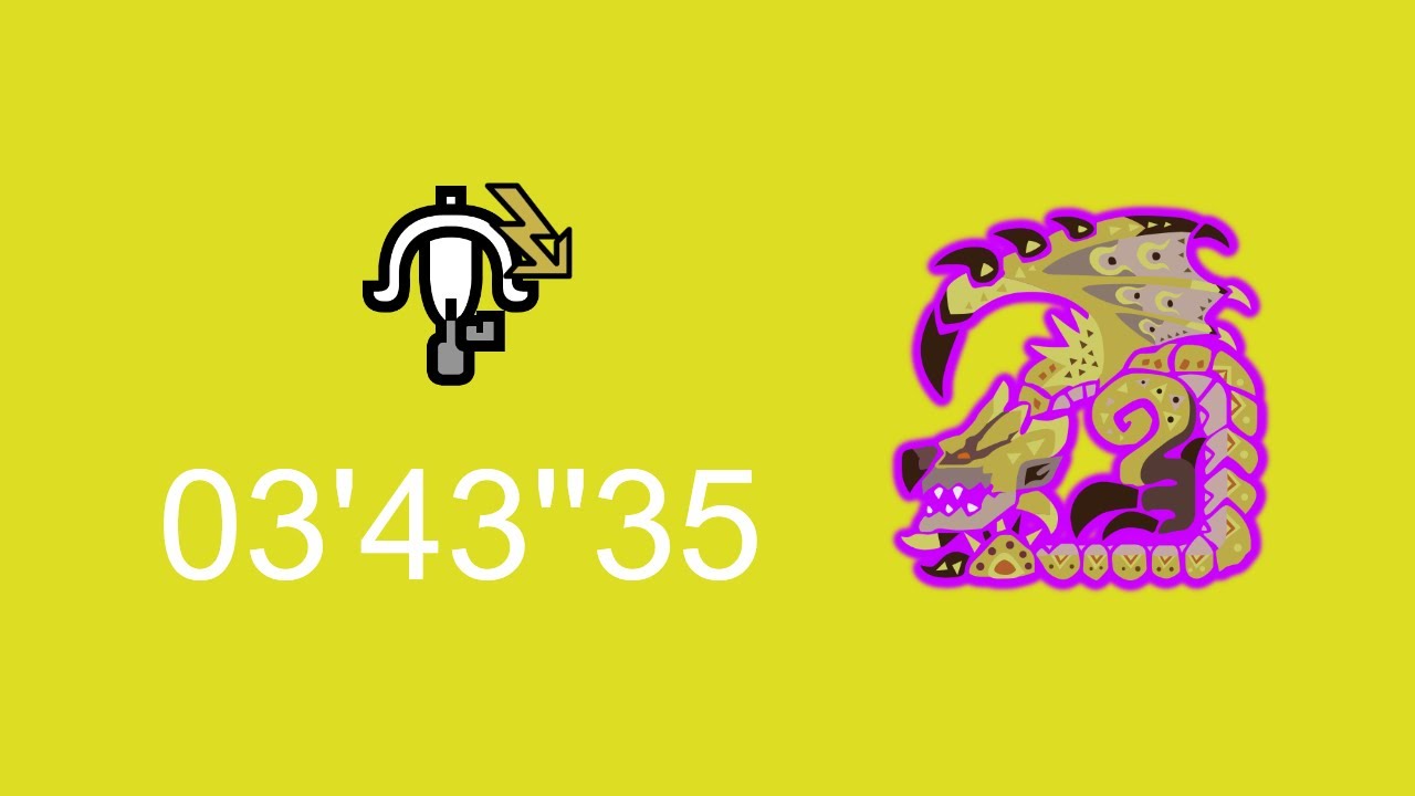 MHW Iceborne How to easily farm jewels (Gold Rathian 1, 03'43''45