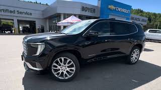 2025 GMC Acadia Denali Black