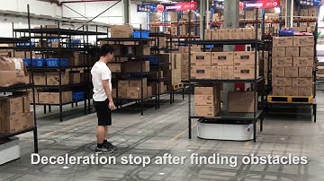 Benewake Solid state LiDAR CE30 warehosue AGV real application