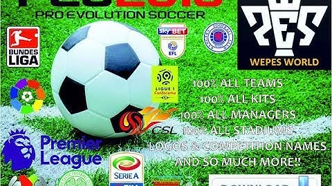 PES 2018 - WEPES WORLD ORIGINAL #1 OPTION FILE FREE VERSION (INCLUDES PREVIEW)