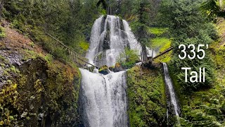 Fall Creek Falls, Washington. One of Washingtons Tallest Waterfalls