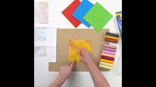 TEXTURE PLATE PRINT ART CRAFT IDEAS FOR KIDS LESSON PLAN FOR TEACHERS AUSTRALIA PAPER CRAFT #craft