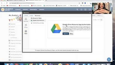 Schoology, Connect your Google Drive Resource APP