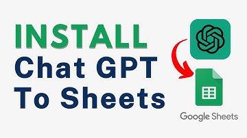 How to Add and Install Chat GPT To Google Sheets - Google Sheets Chat GPT