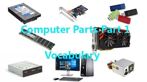Computer parts and devices in English - Part 1