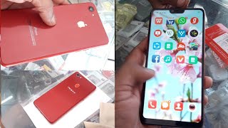 Convert Oppo F7 into Iphone X with apple lamination decorate paper