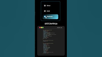 Create a Custom Radio Button UI with HTML & CSS | Modern Selection Design