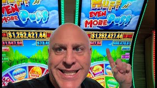 DETERMINED TO WIN THE $1,252,427 HUFF N EVEN MORE PUFF GRAND JACKPOT! screenshot 5