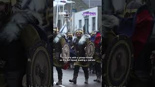 🔥Vikings Take Over Shetland! Up Helly Aa Fire Festival Lights Up the Night | Newsround