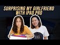 SURPRISING MY GIRLFRIEND WITH AN IPAD PRO FOR LAW SCHOOL | #WeeklyRoTin