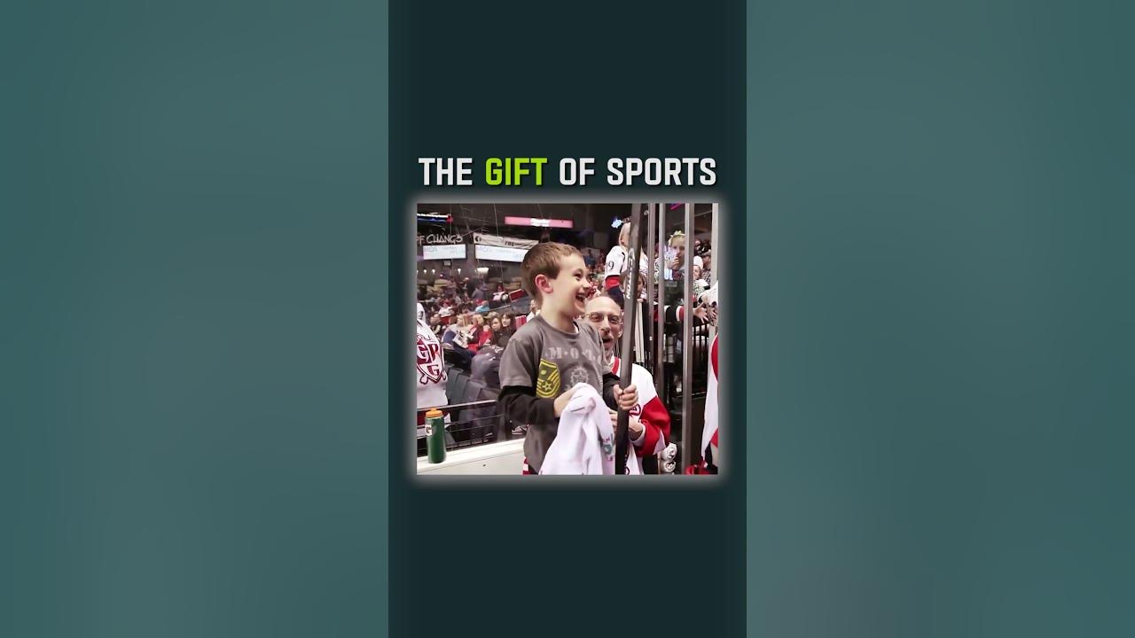 The GIFT of Sports: Jordin Tootoo's Biggest Fan | GameChange #shorts #fanreactions #hockeyfans #joy