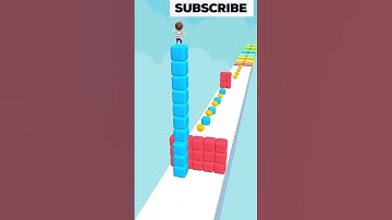 Cube Stack Surfer - Run Free Cube Jumper Game 2020 #shorts Games