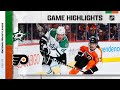 Stars @ Flyers 1/24/22 | NHL Highlights