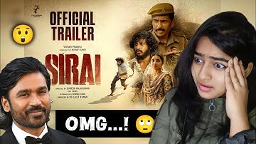 Sirai Official Trailer REACTION !! Vikram Prabhu | LK Akshay Kumar | Suresh Rajakumari
