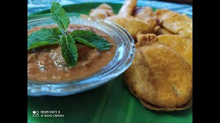 சூடான பஜ்ஜி செய்வது எப்படி | HOW TO MAKE BAJJI WITH CHUTNEY | SAMAYAL WITH KAVITHA