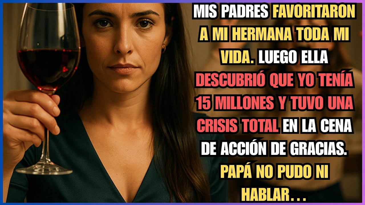MIS PADRES FAVORITARON A MI HERMANA TODA MI VIDA. LUEGO ELLA DESCUBRIÓ QUE YO TENÍA 15 MILLONES Y...