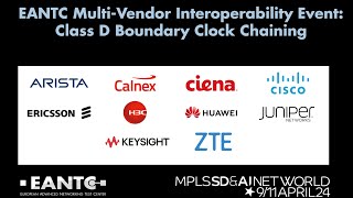 Time Synchronization Class D Clock Chaining - EANTC Multi-Vendor Interop Showcase at MPLS SDN 2024
