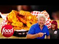 "That's The Bite!" Guy Fieri Tries "The Hulk" Fried Lobster & Waffles | Diners Drive-Ins & Dives