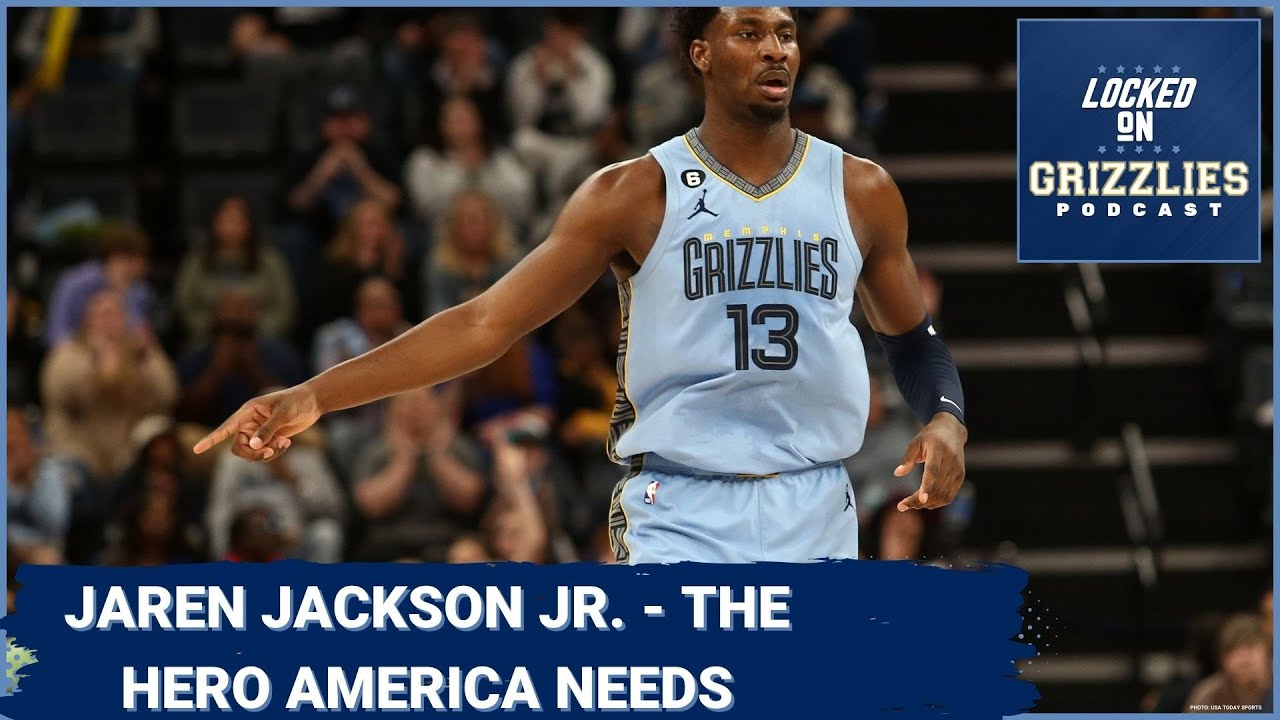 Official Jaren Jackson Jr. White Memphis Grizzlies 2023 NBA