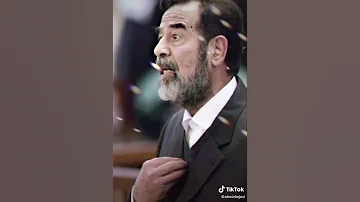 صدام حسين تبقة الأسود اسود والكلاب كلاب 