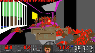 Doom DIY (2022) MAP16: "Praline Study" UV Max Speedrun 1:09 100% Kills 100% Secrets